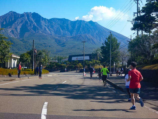 Photo of ランニング桜島 - 1 / 4